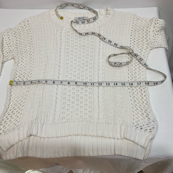Madewell Karlie Cable Knit Sweater; perfect for fall/winter gathering. Size: XXS - Picture 15 of 15